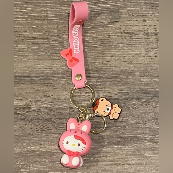 Hello Kitty Accessories - Hello Kitty bunny keychain